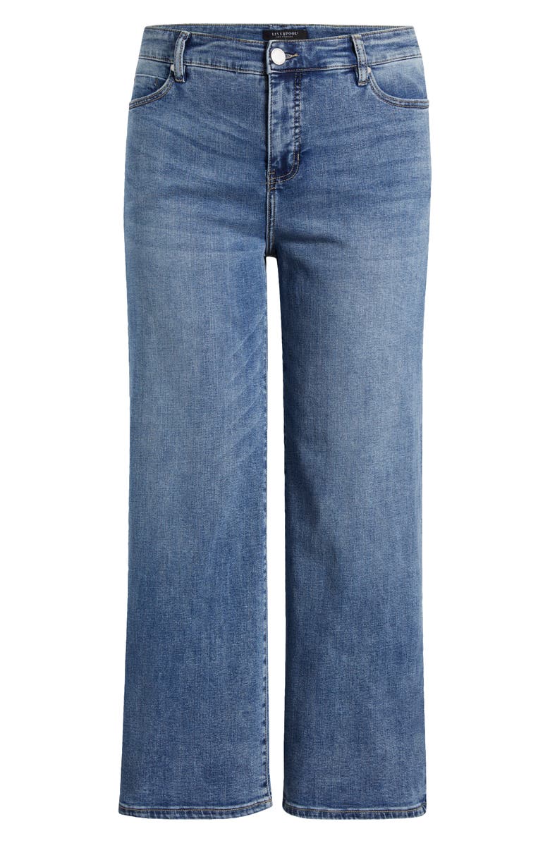 Liverpool Los Angeles Stride High Waist Wide Leg Jeans, Alternate, color, Carbon Canyon