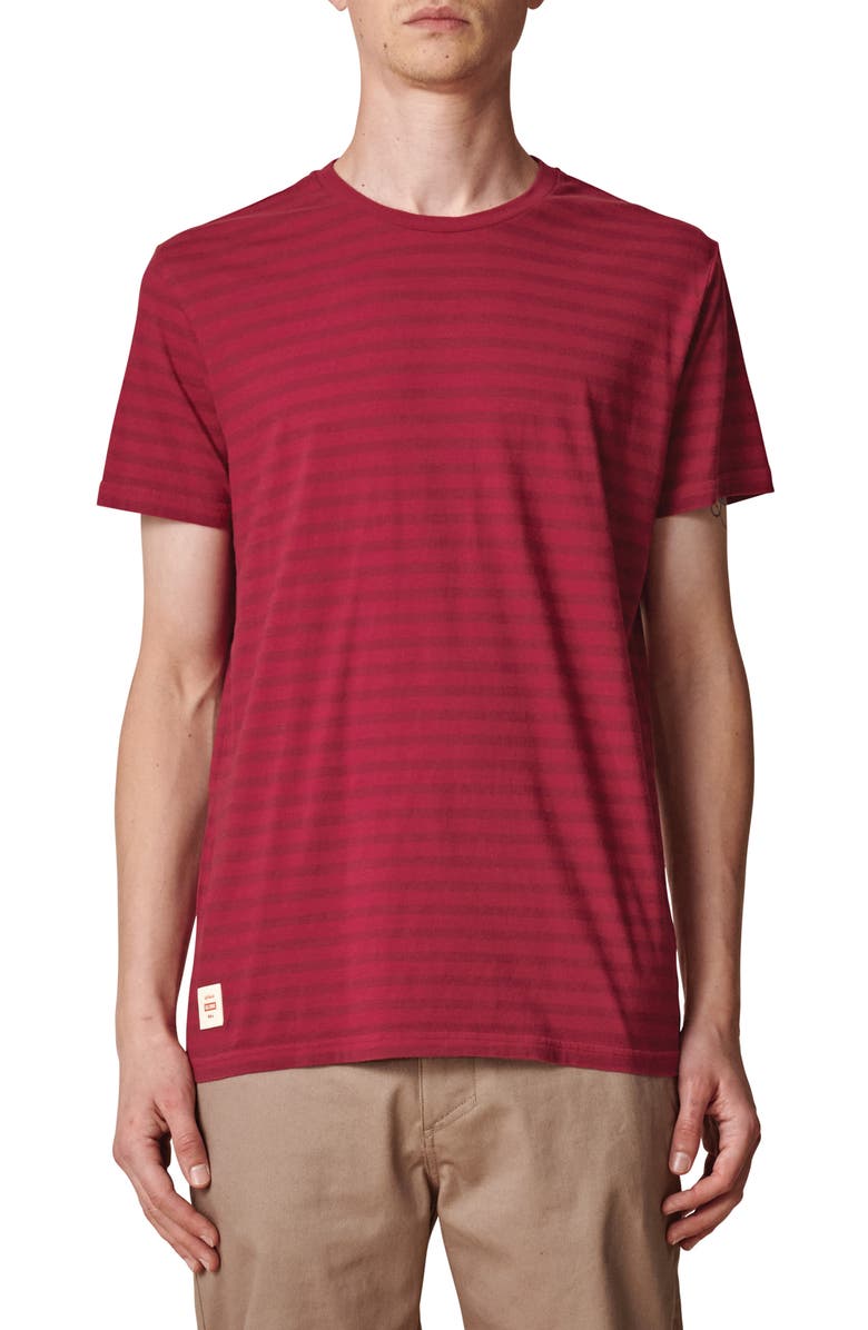 Globe Horizon Stripe Organic Cotton T-Shirt, Main, color,