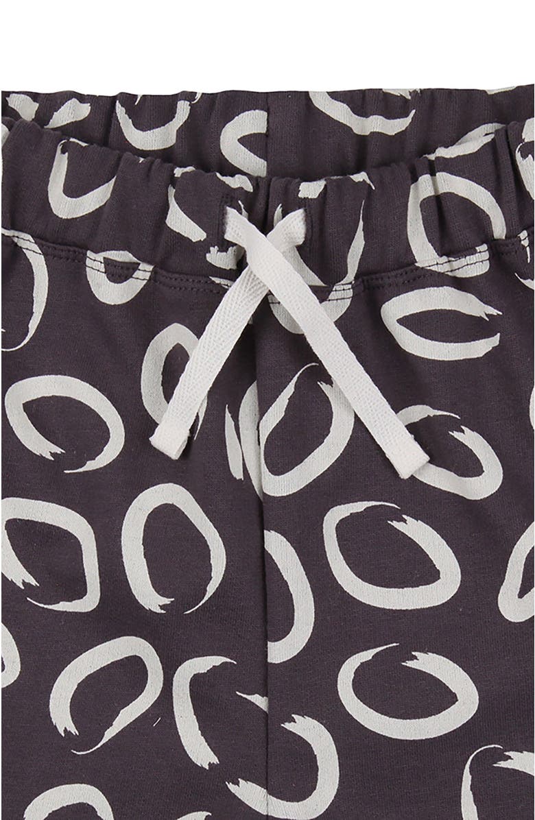 Turtledove London Kids Organic Cotton Eyespot Print Shorts, Alternate, color, Brown