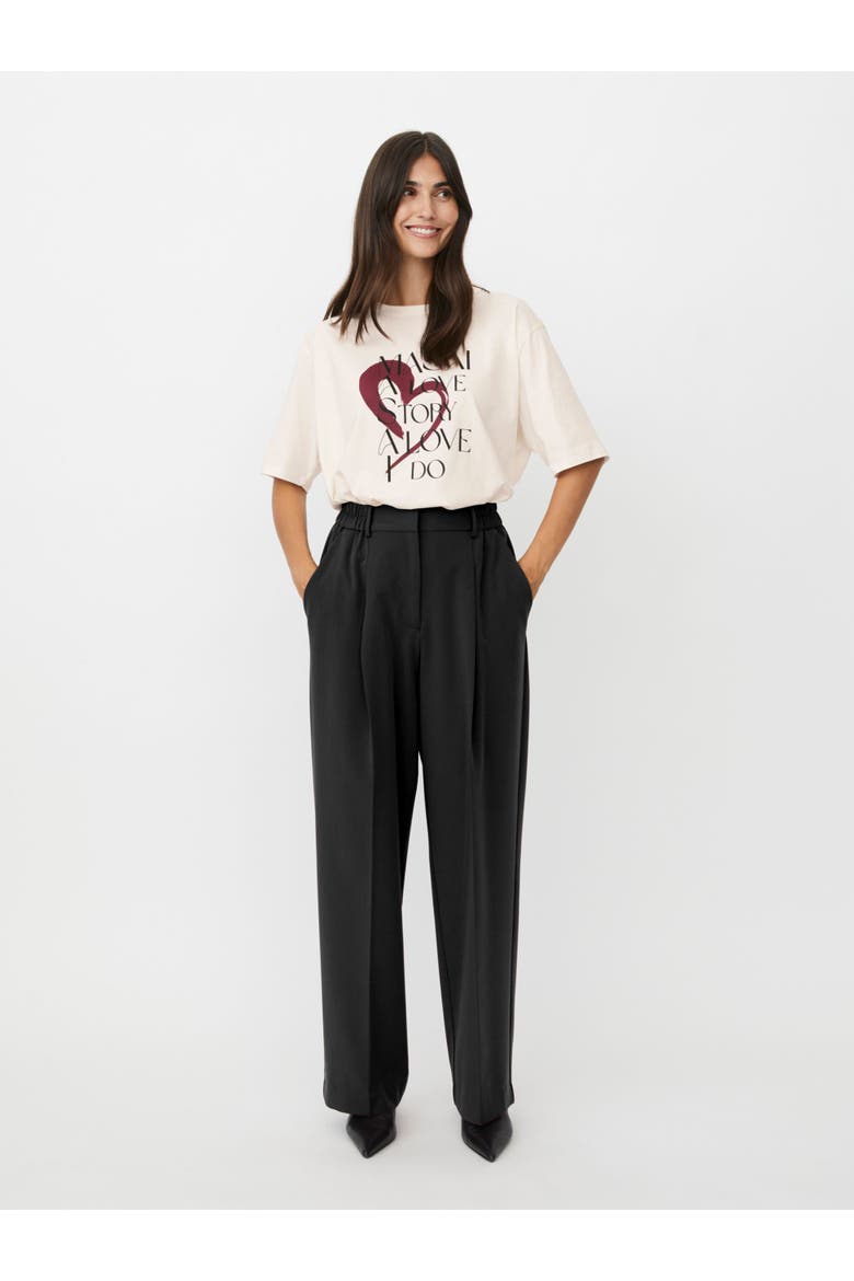 Mapryscian High Waisted Wide Leg Pants, Alternate, color, Black