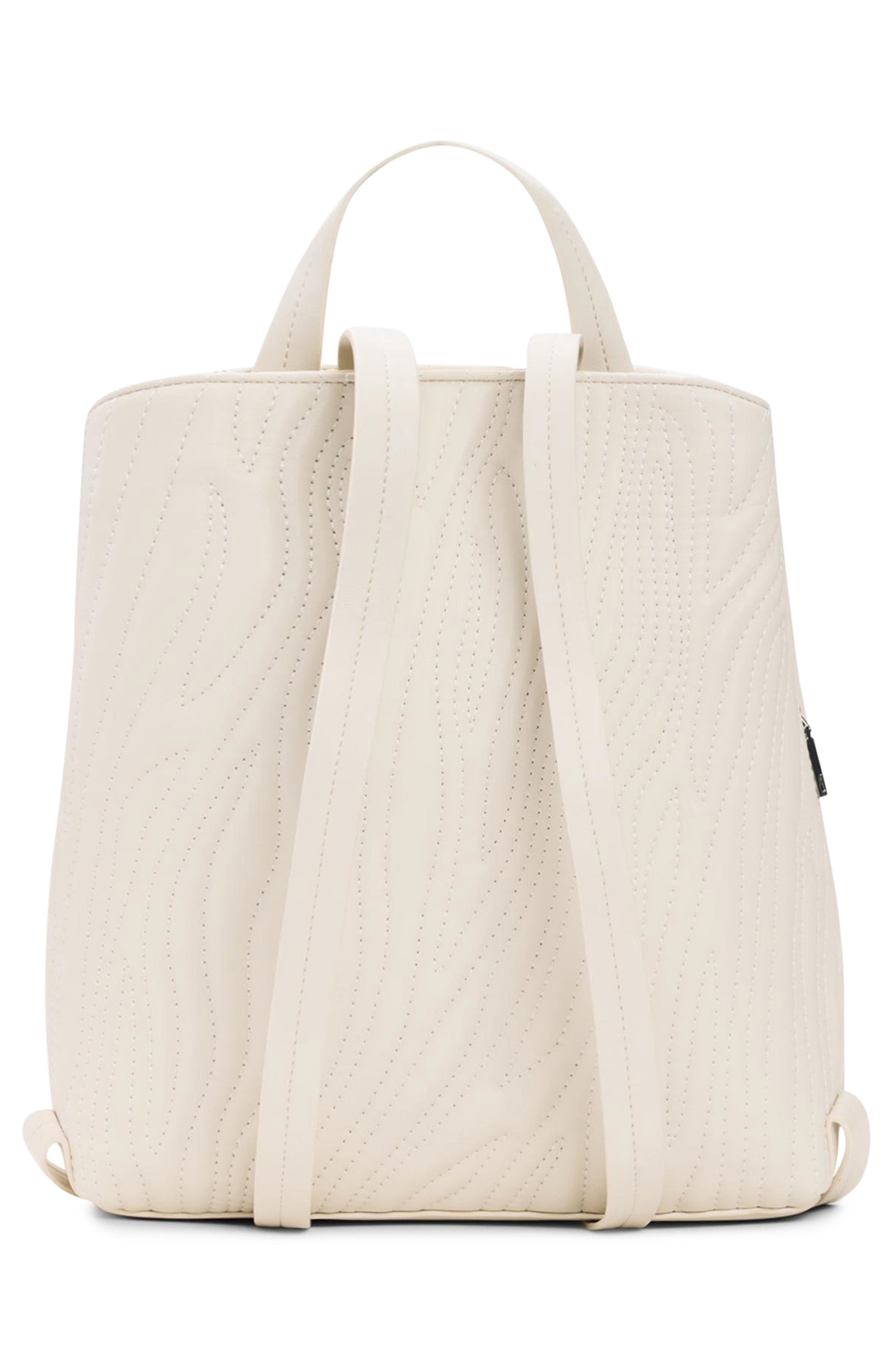 Desigual Mini Wave Embroidered Convertible Backpack, Alternate, color, 