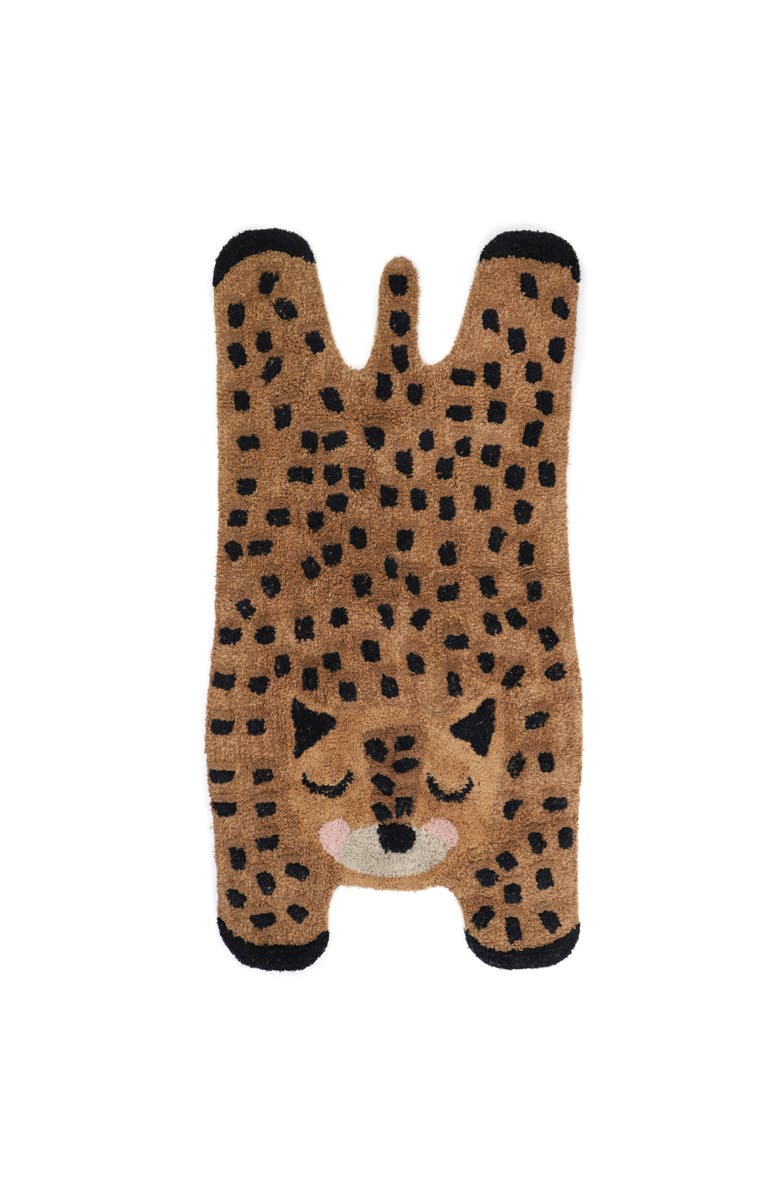 Nattiot Little Cheetah Rug, Main, color, Brown