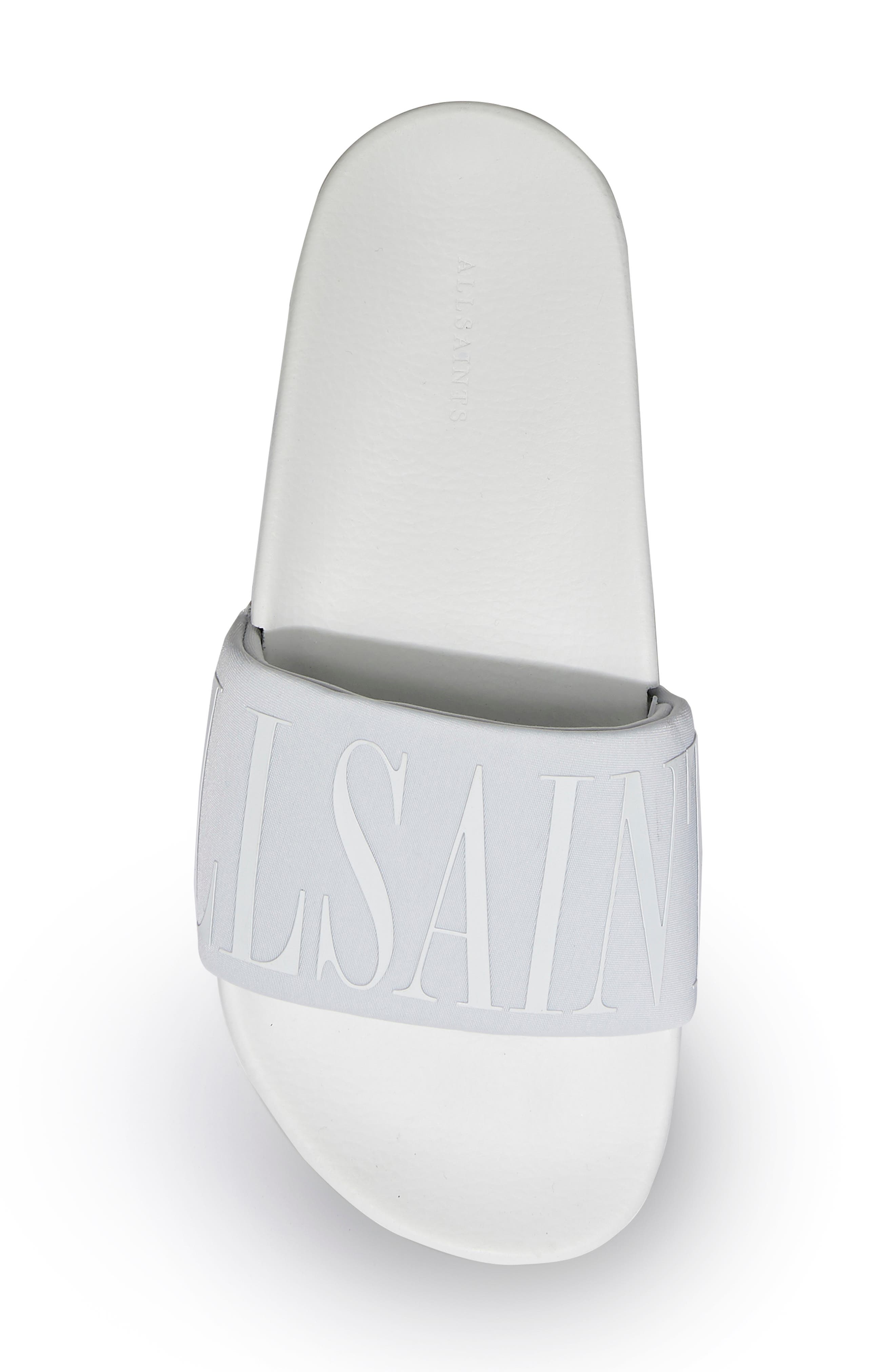 Signet Transfer Slide Sandal, Alternate, color, WHITE
