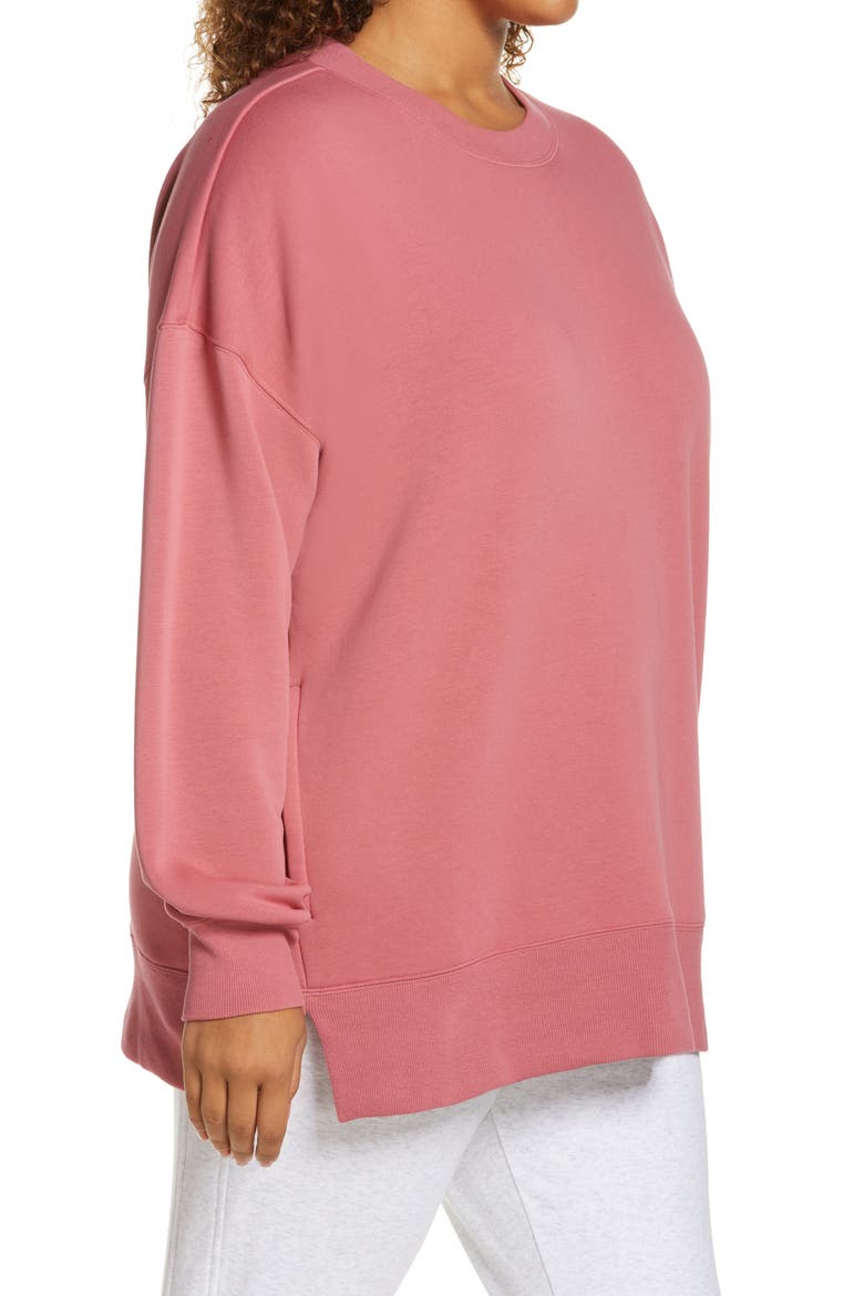Amazing Crewneck Sweatshirt, Alternate, color, PINK MAUVE
