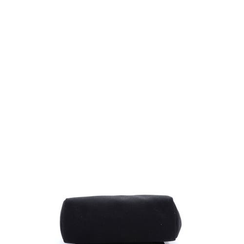 Pre-owned Hermes Hermes Herbag Zip Leather And Toile 31 In Black