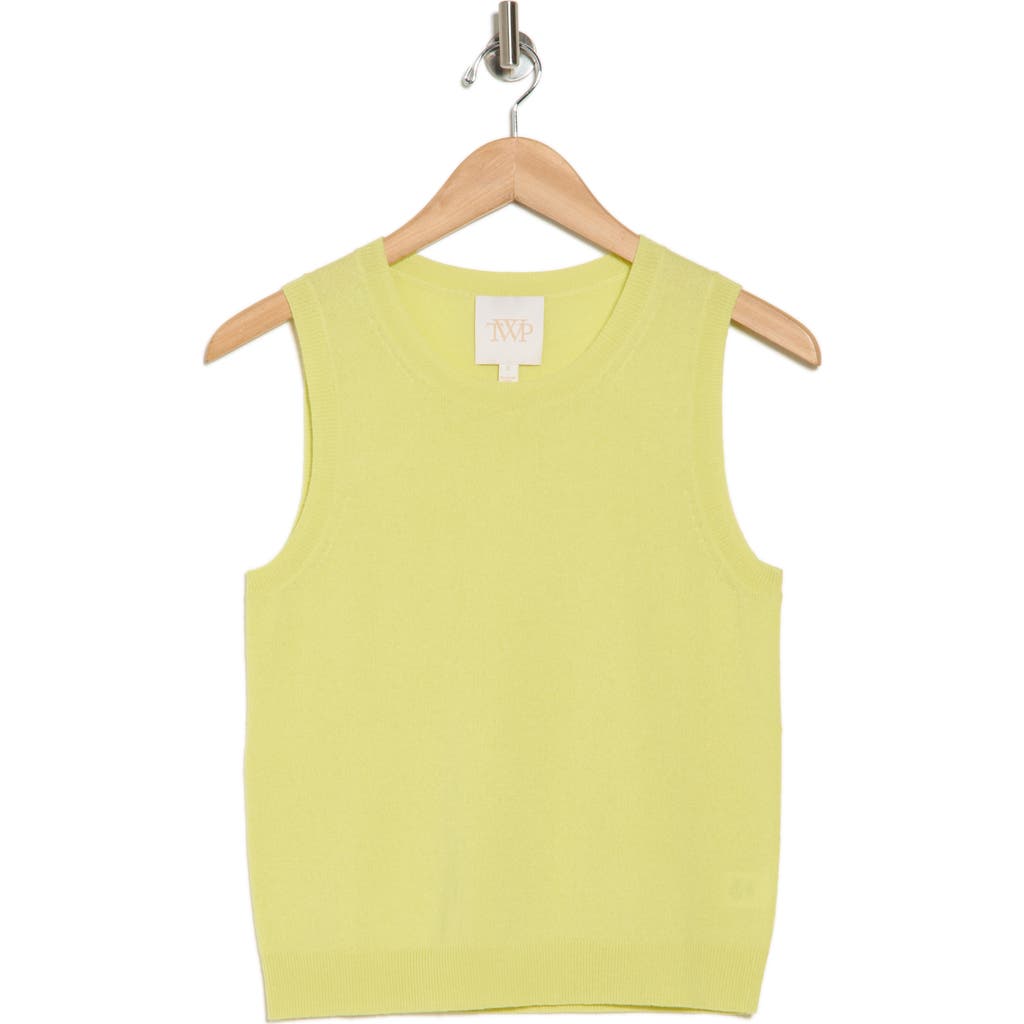 Twp Jenny's Cashmere Sweater Tank In Canary