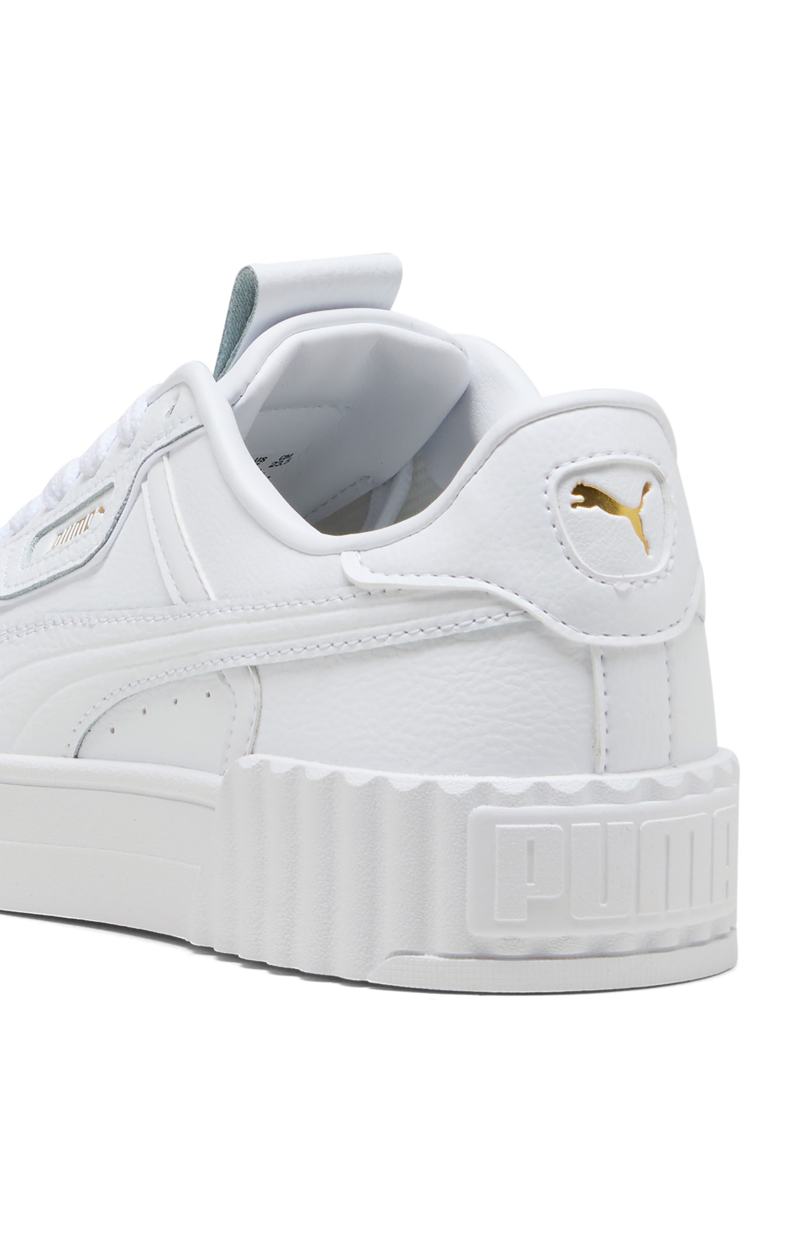 PUMA Carina 3.0 Luxe Sneaker, Alternate, color, Puma White-Puma Gold