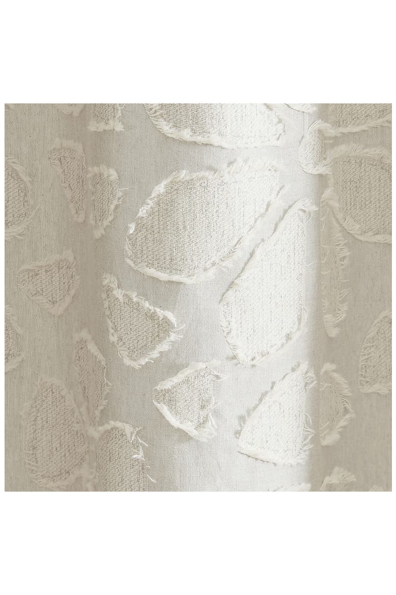 Clipped Floral Shower Curtain, Alternate, color, NATURAL