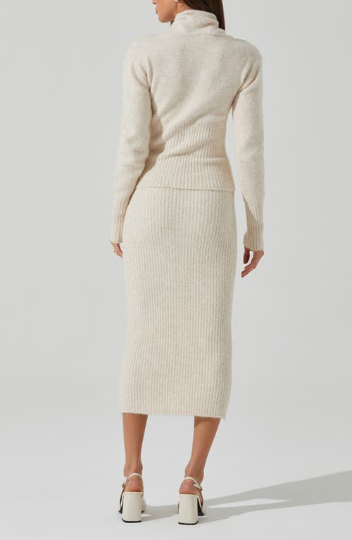 Astr The Label Neve Cowl Neck Sweater In White
