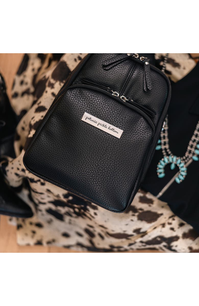 Petunia Pickle Bottom Crisscross Sling Bag, Alternate, color, Ebony