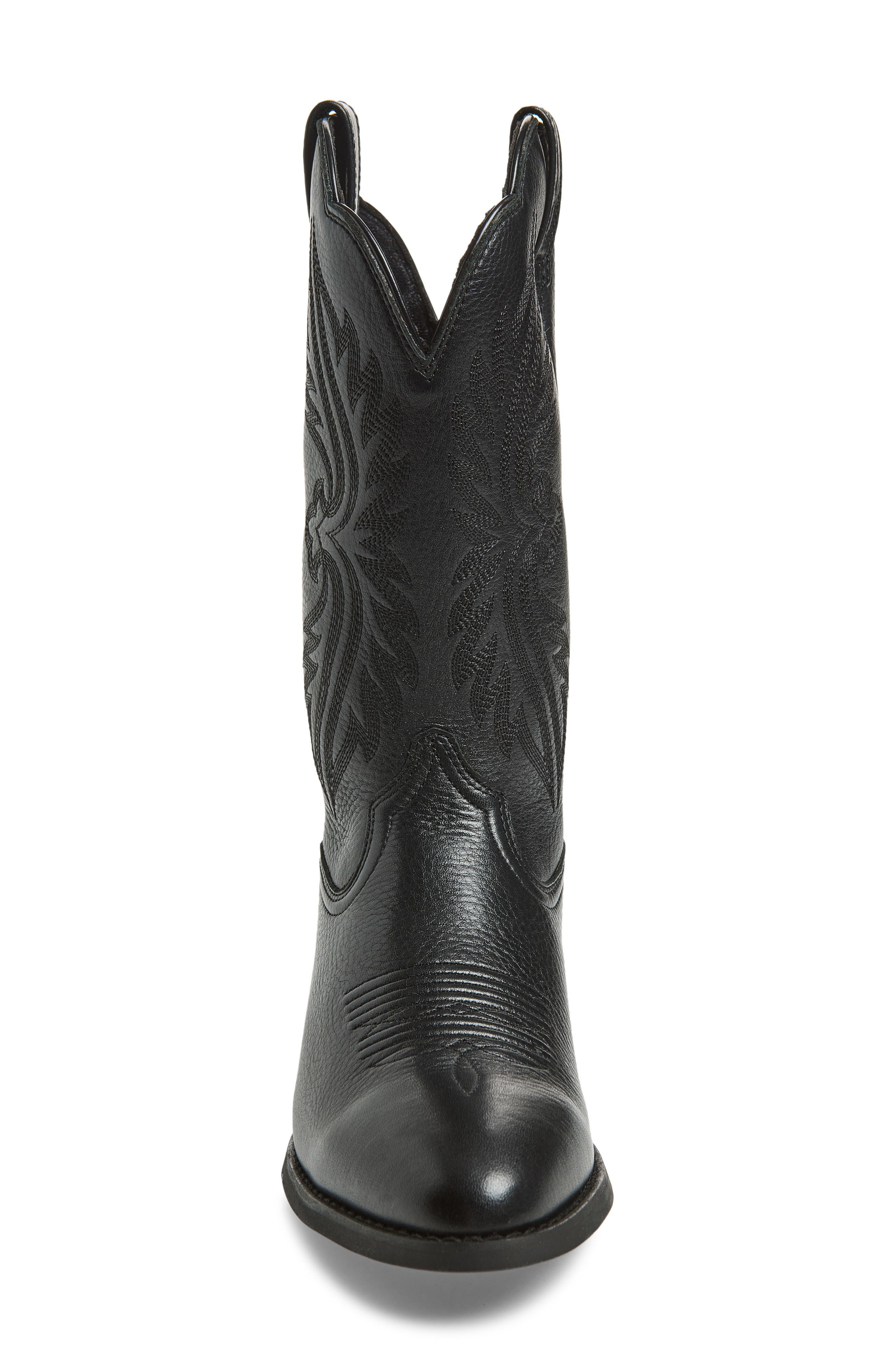 Heritage Western R-Toe Boot, Alternate, color, SUPPLE BLACK