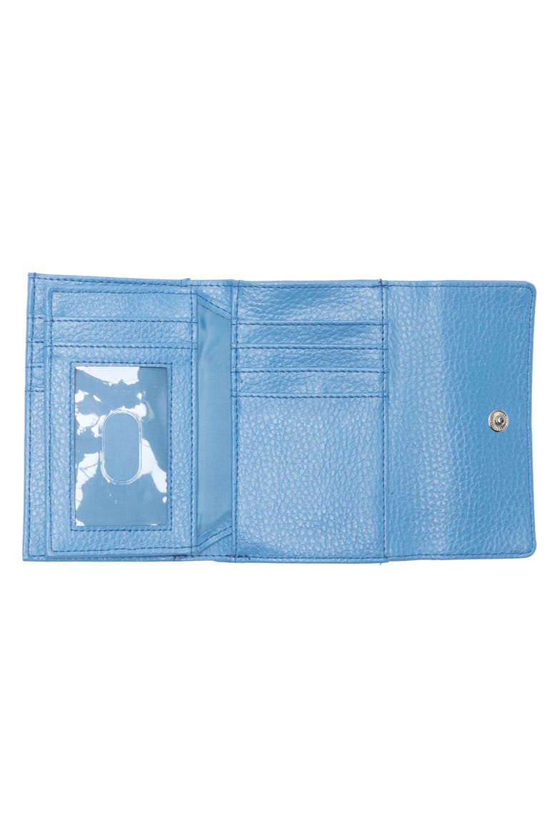 Rio Indexter Trifold Leather Wallet, Alternate, color, MISTY BLUE