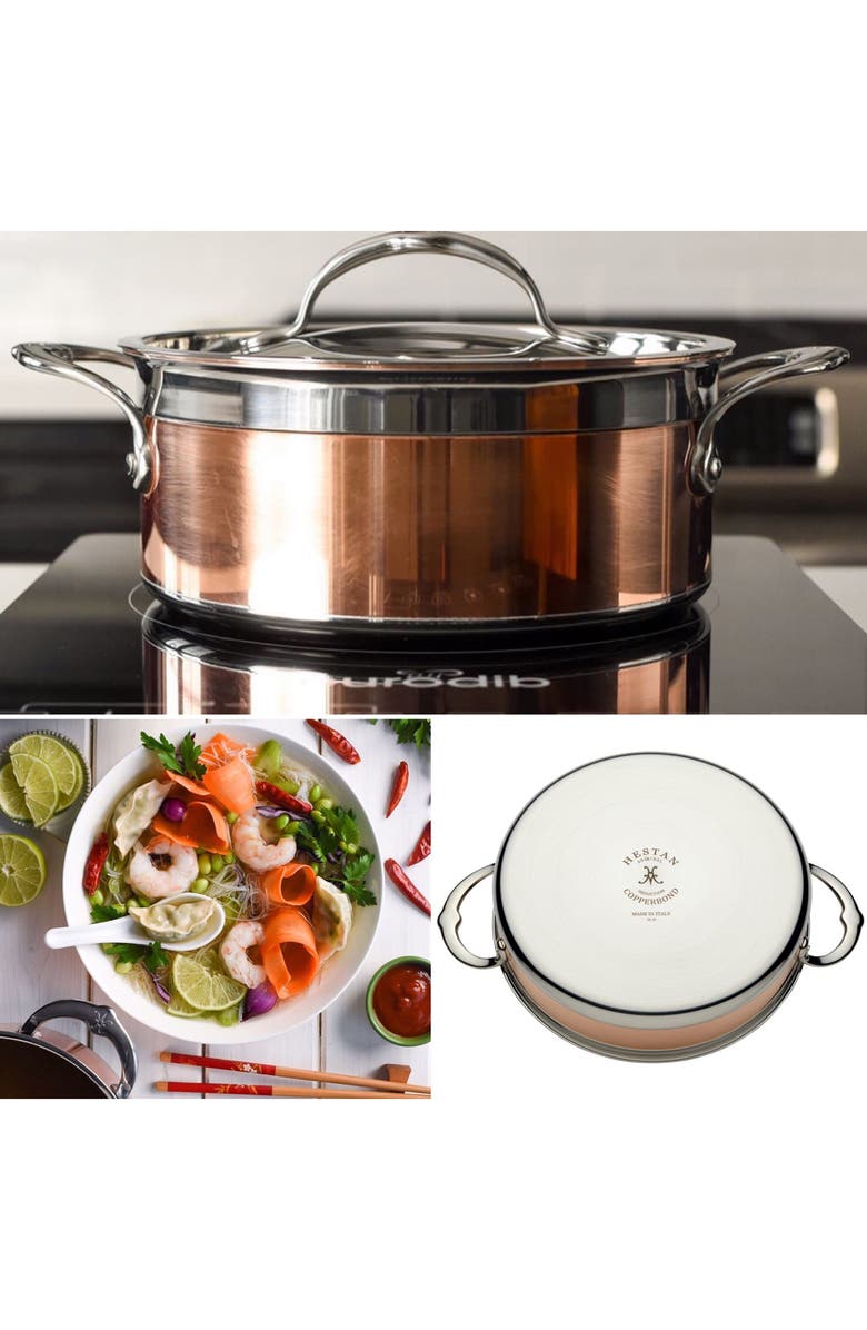 Hestan CopperBond 3-Quart Soup Pot with Lid, Alternate, color,