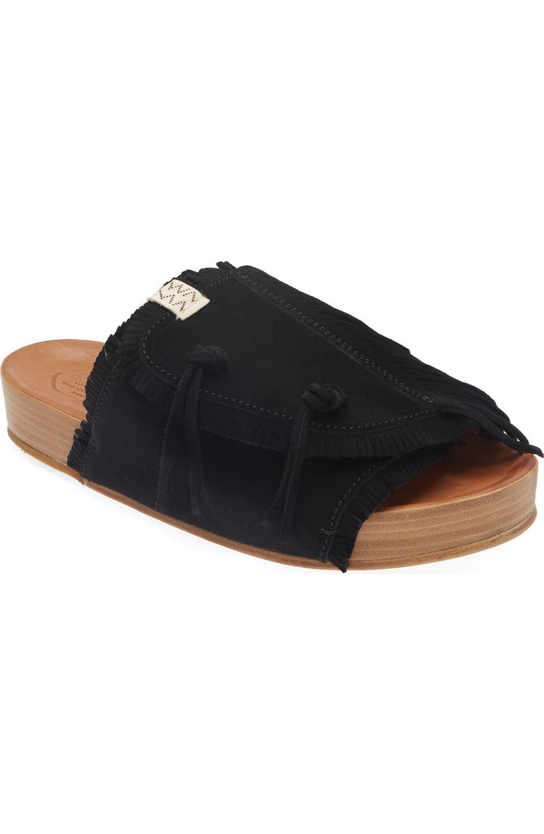 VISVIM Christo Folk Slide Sandal, Main, color,
