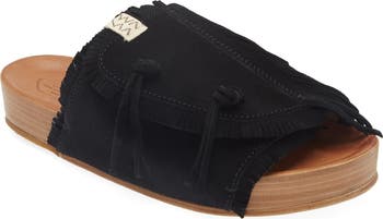 Visvim christo black slide selling Size 8-10