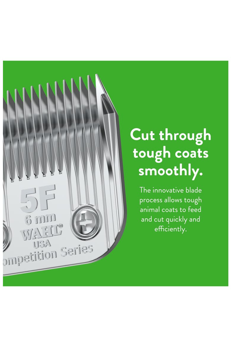5F full coarse detachable blade with 15/64-inch cut length, Alternate, color, Chrome