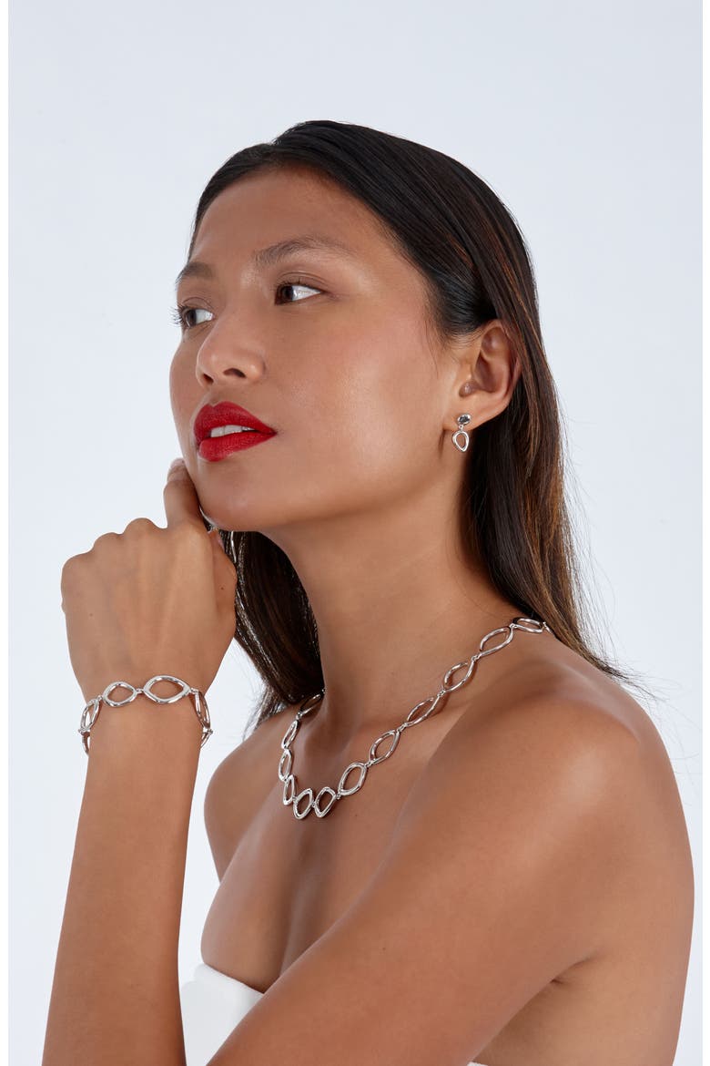 Volcan Bracelet, Alternate, color, Sterling Silver