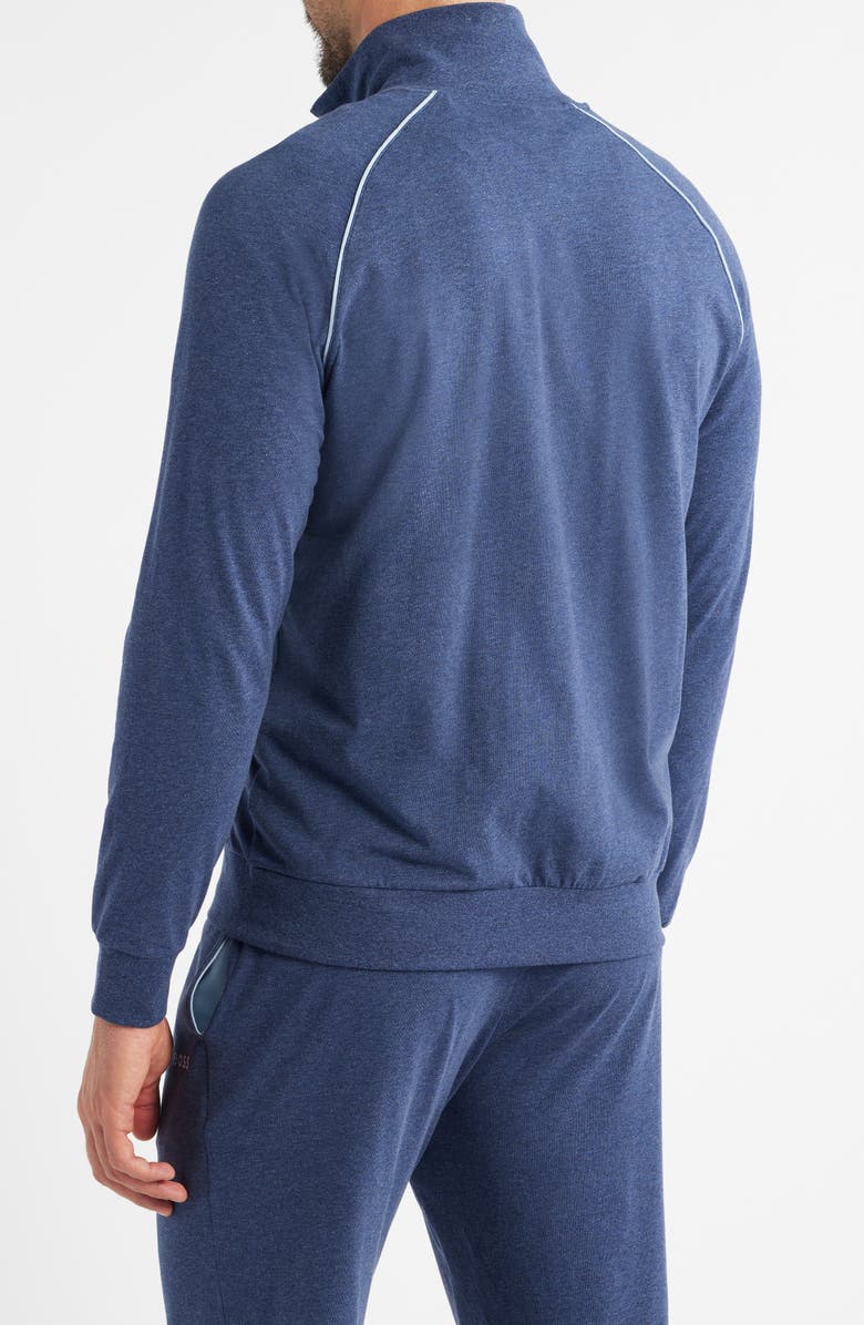 BOSS Mixmatch Z Knit Jacket, Alternate, color, Open Blue
