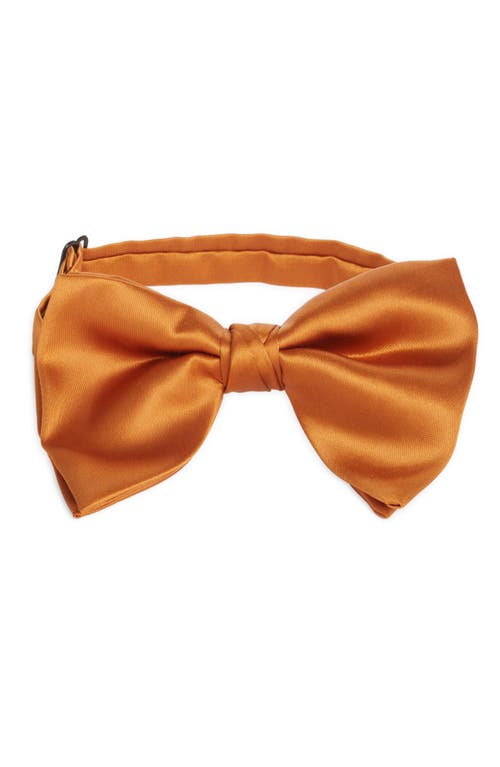 CLIFTON WILSON Silk Butterfly Bow Tie in Copper 