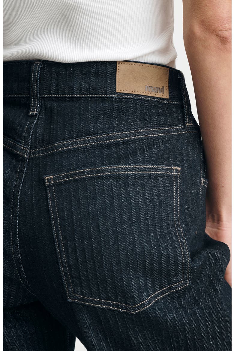 Nica High Waist Barrel Leg Jeans, Alternate, color, DARK DENIM