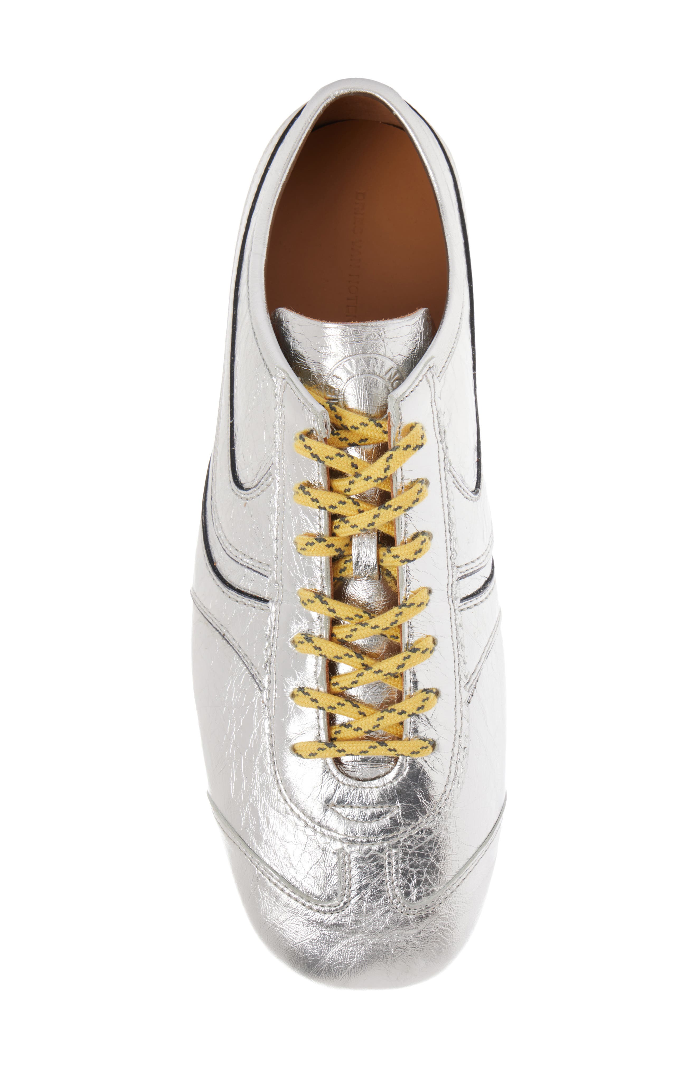 Dries Van Noten Metallic Sneaker, Alternate, color, Silver