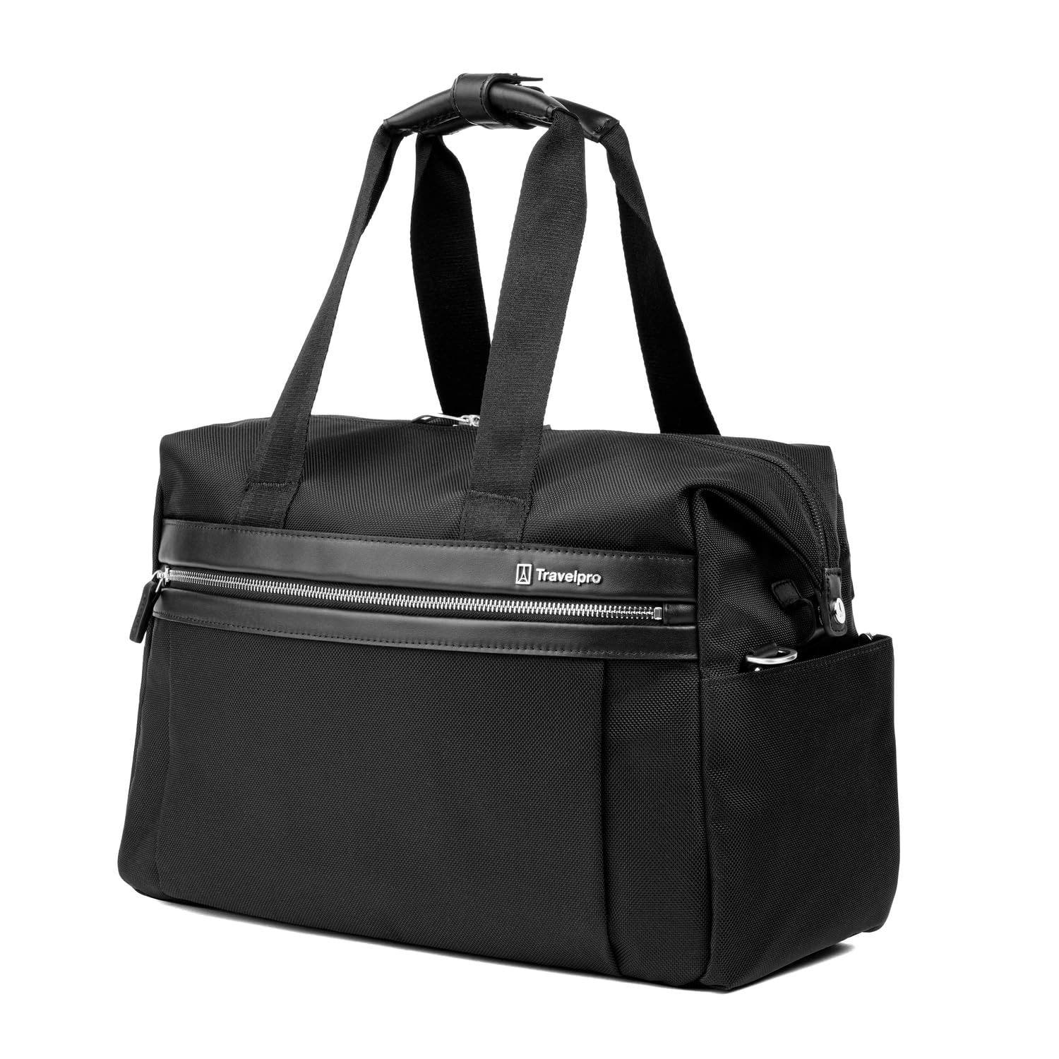 TRAVELPRO Platinum Elite Carry on Soft Travel Underseat Tote Bag, Alternate, color, Black