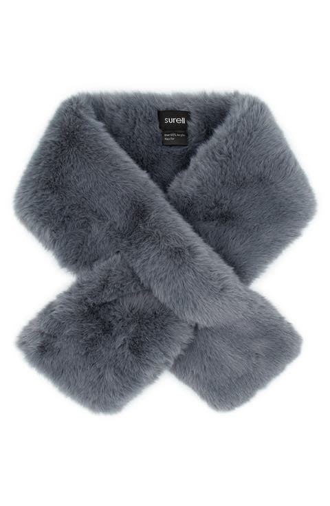 Faux Fur Pull-Through Scarf