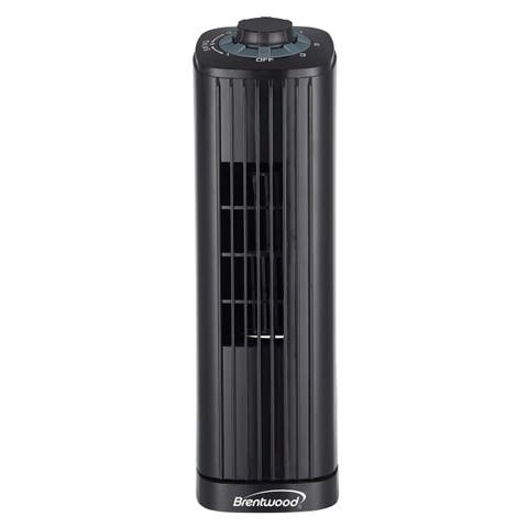 14 Inch 3-Speed Oscillating Portable Tower in Black