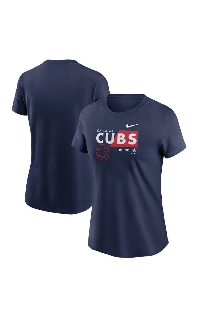 Nike Women's Nike Navy Chicago Cubs Americana T-Shirt, Main, color, 