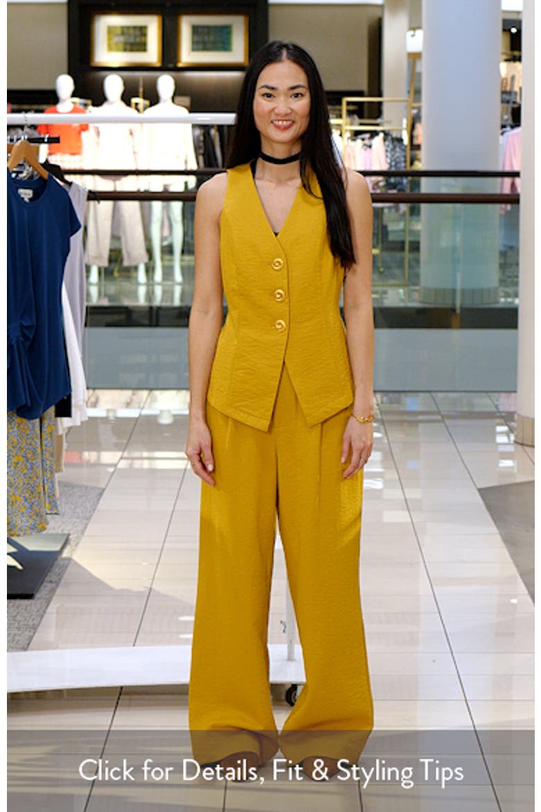 Pleated Wide Leg Pants video