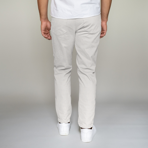 Peter Manning Italian 5-pocket Pants In Stone