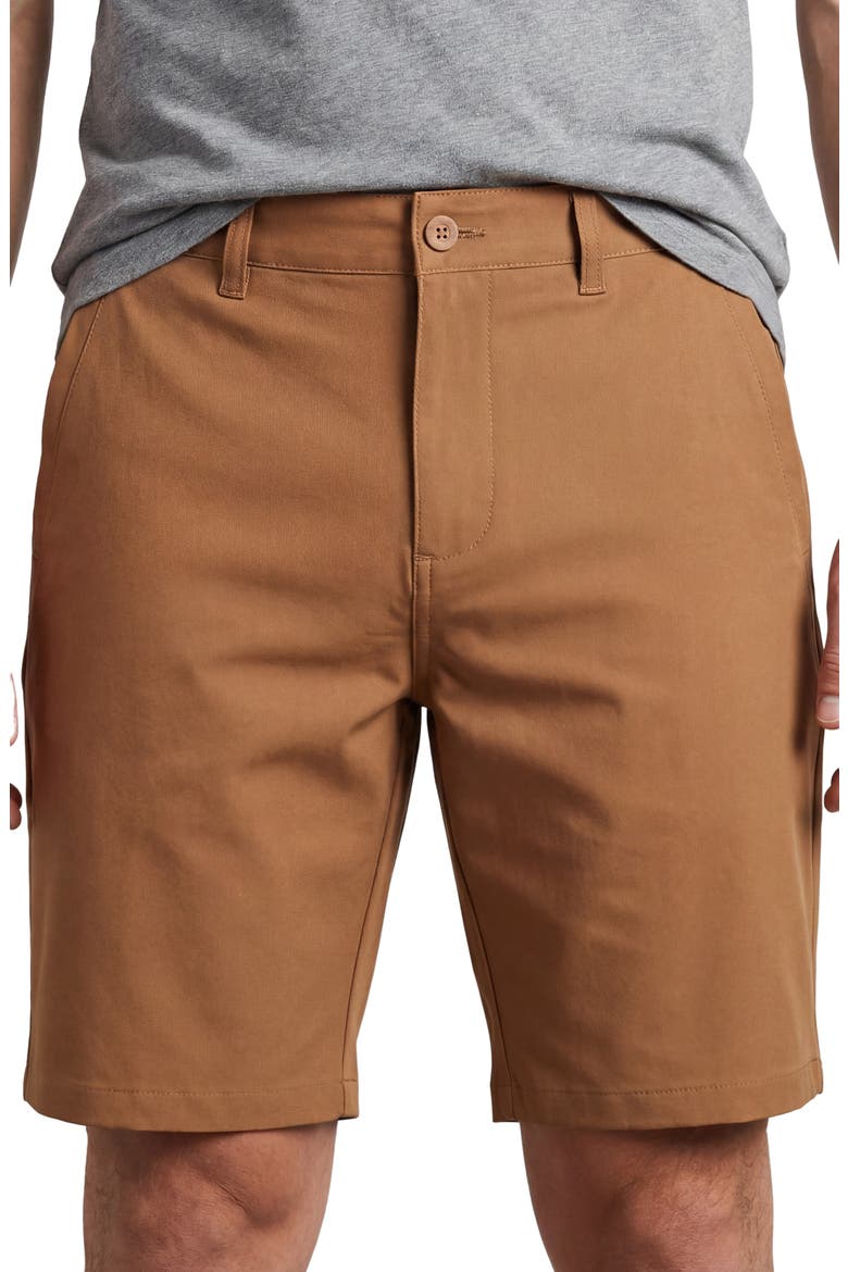 Hybrid Stretch Shorts, Main, color, DESERT
