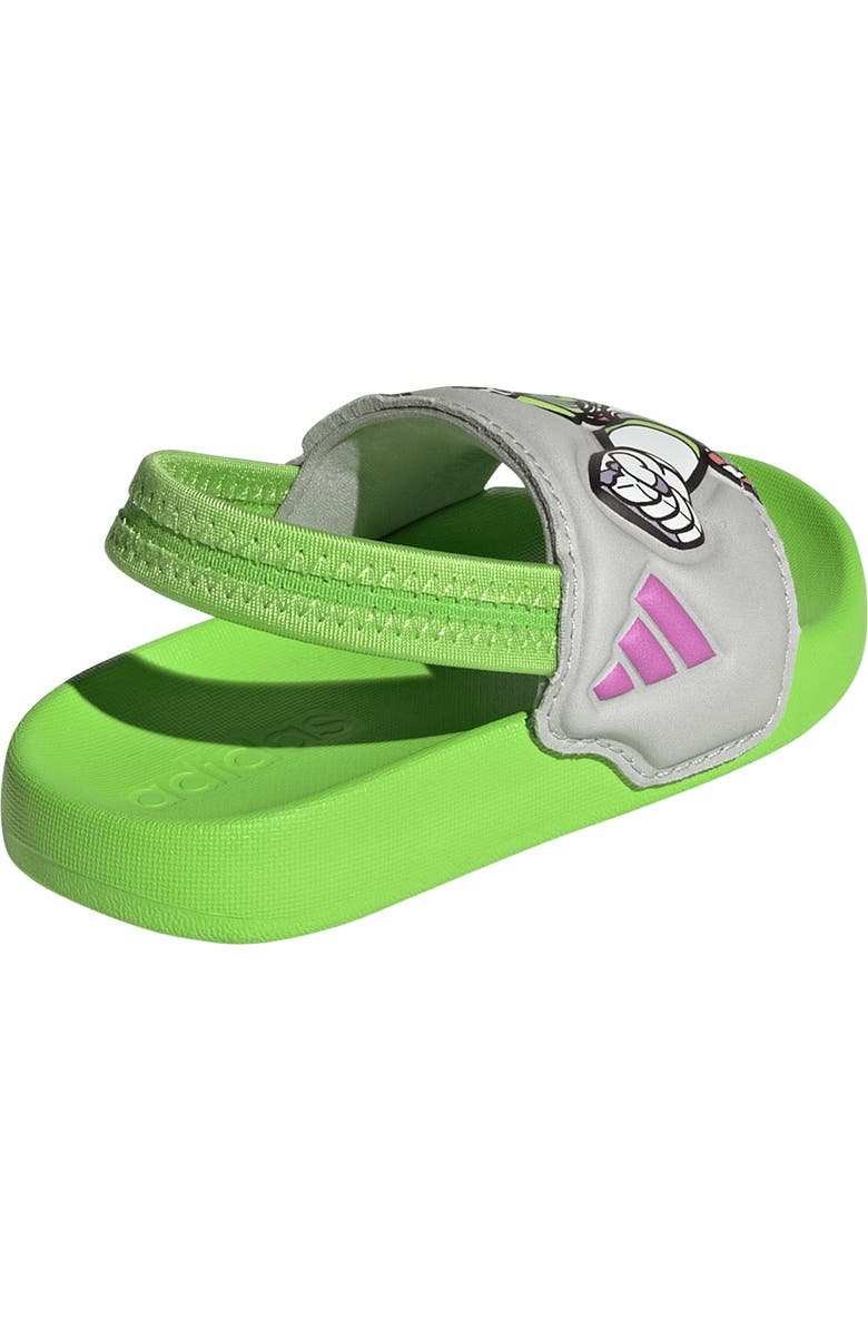 adidas x Disney Buzz Kids' Adilette Strap Sandal, Alternate, color,