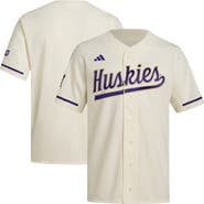 adidas Men's adidas  Cream Washington Huskies Replica Baseball Jersey
