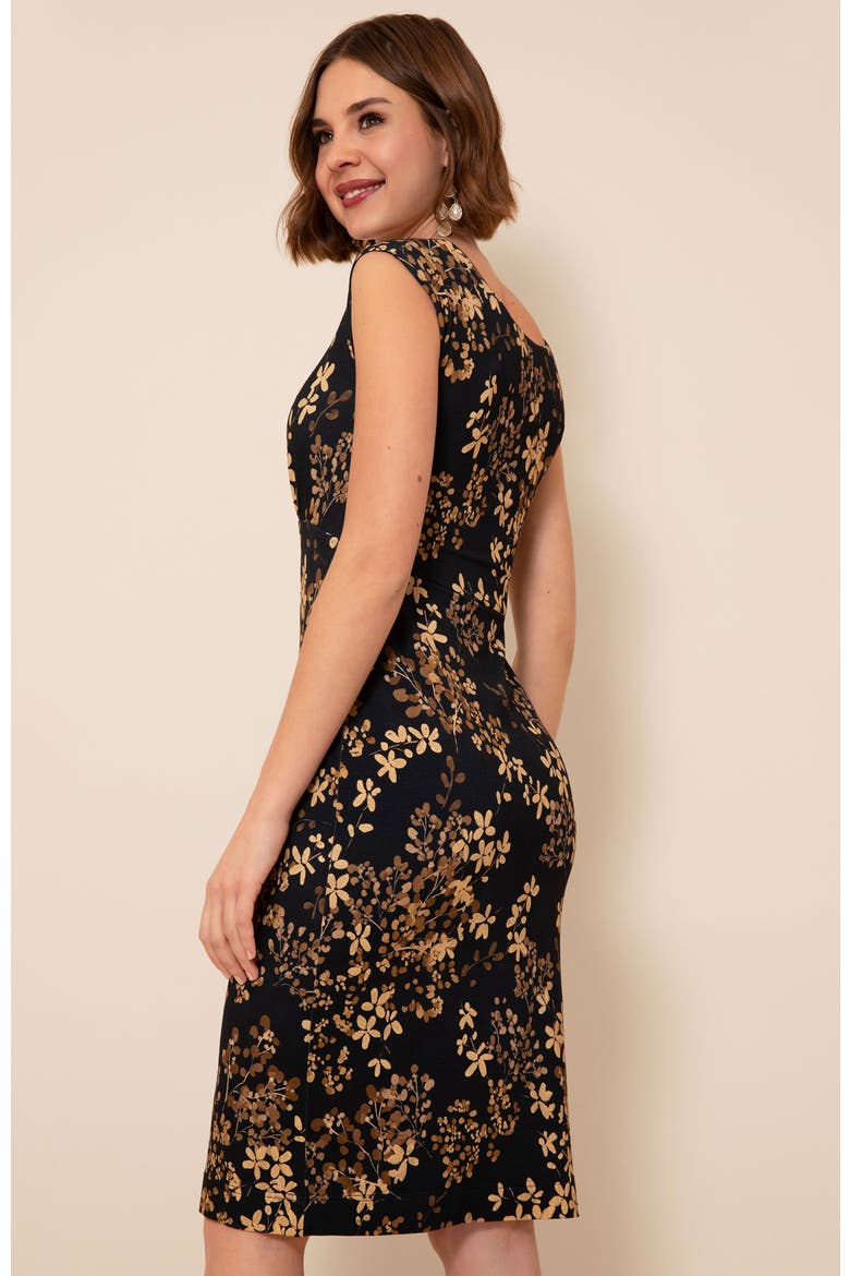 Pippa Dress Petite, Alternate, color, Golden Blossom