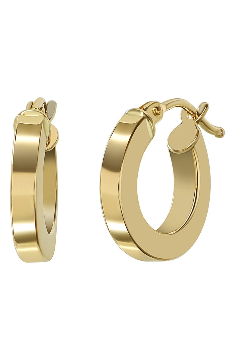 Bony Levy 14k Gold Square Tube Huggie Hoop Earrings, Main, color, 14K Yellow Gold