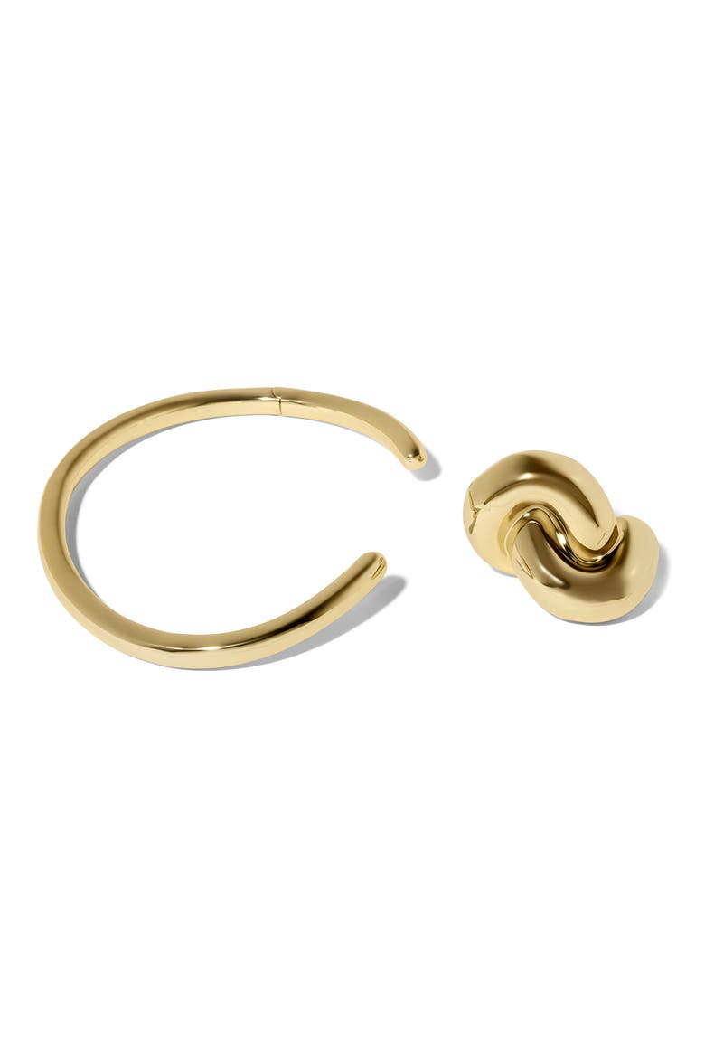 Knot Choker, Alternate, color, YELLOW GOLD