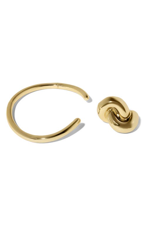 Jennifer Fisher Knot Choker In Yellow Gold