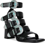 AZALEA WANG Raeanne Ankle Strap Sandal