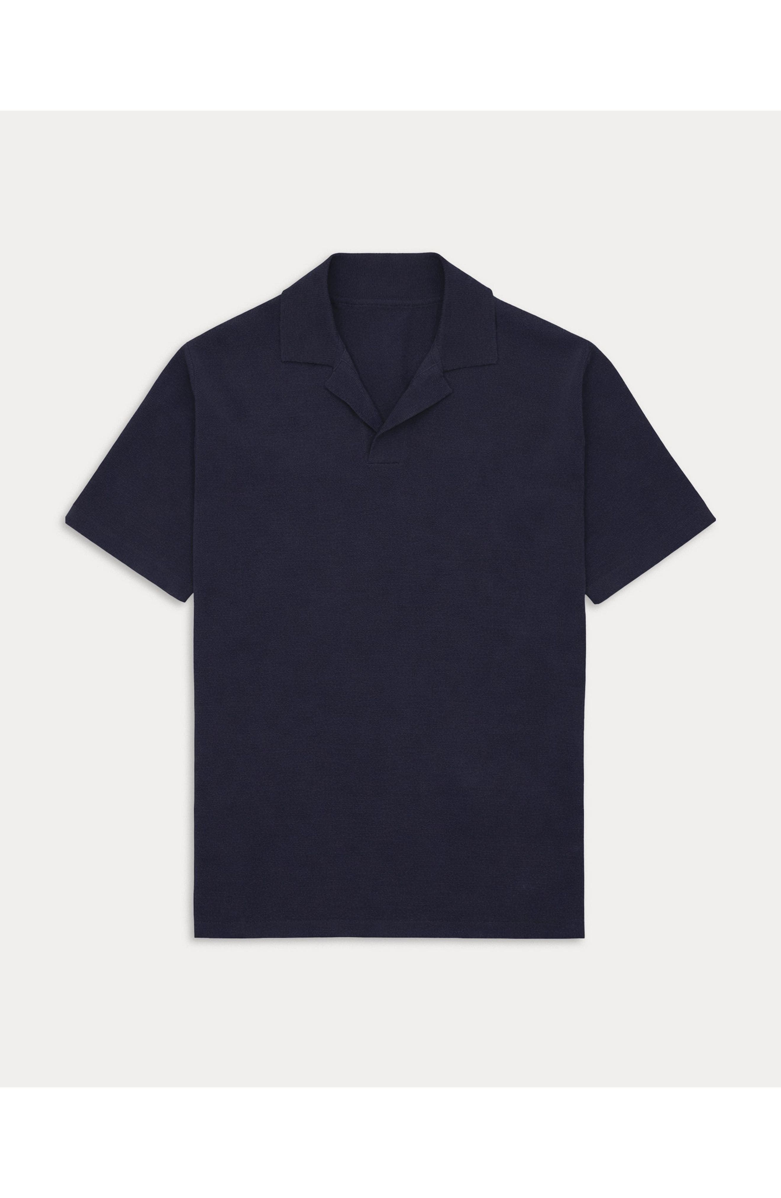 Adrien V-Neck Cotton Polo - image 3