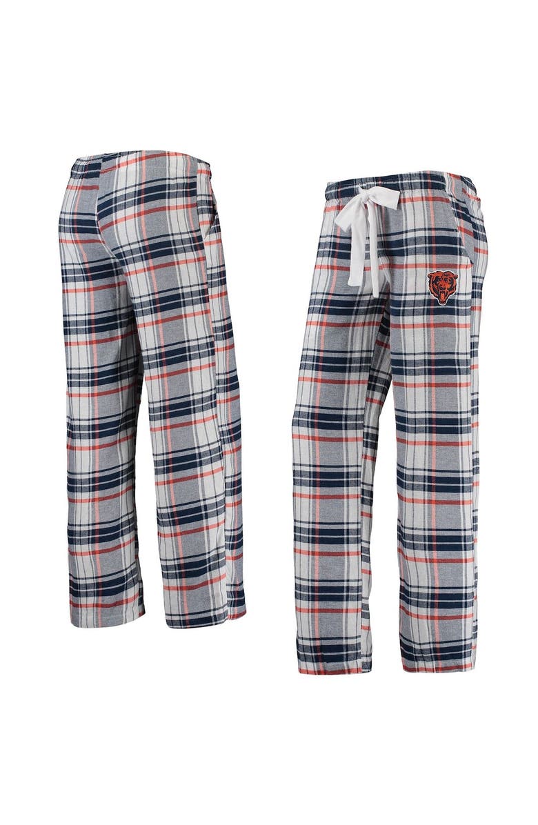 CONCEPTS SPORT Women's Concepts Sport Navy/Orange Chicago Bears Accolade Flannel Pants, Main, color, 