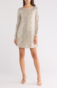 Melrose and Market Long Sleeve Sequin Minidress