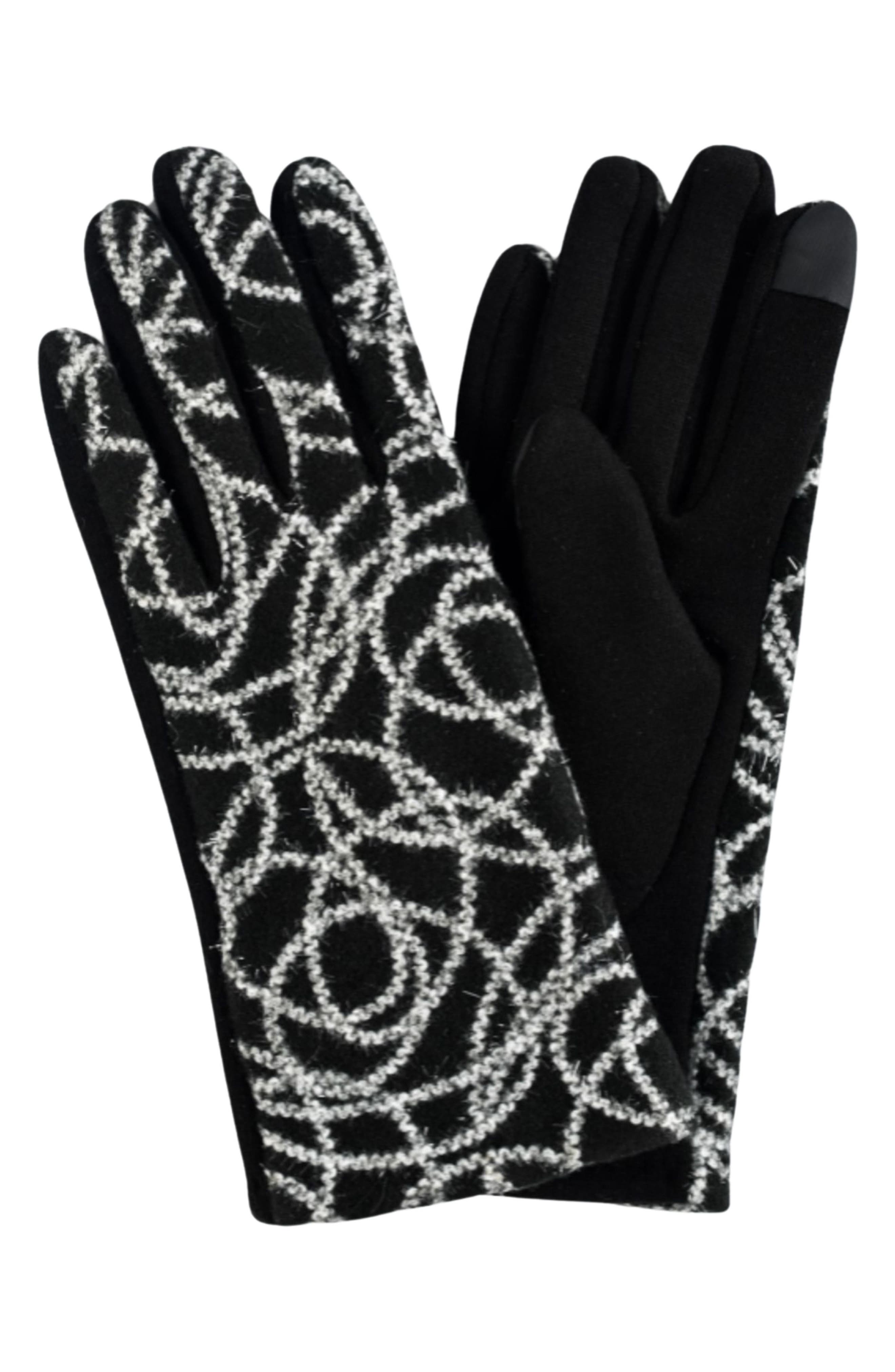 MARCUS ADLER Yarn Patterned Touchscreen Gloves