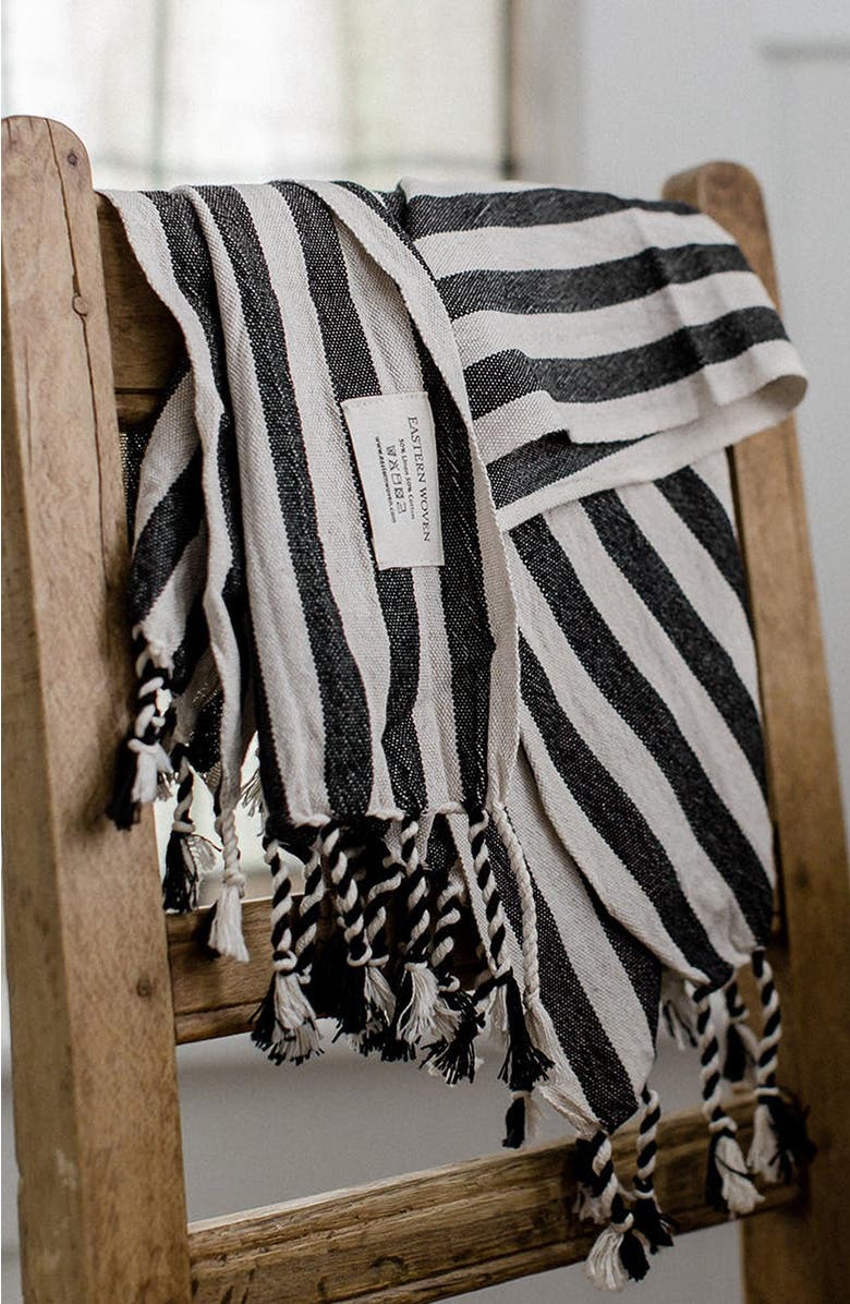 Eastern Woven Turkish Zebra Hand Towel, Alternate, color, Zebra