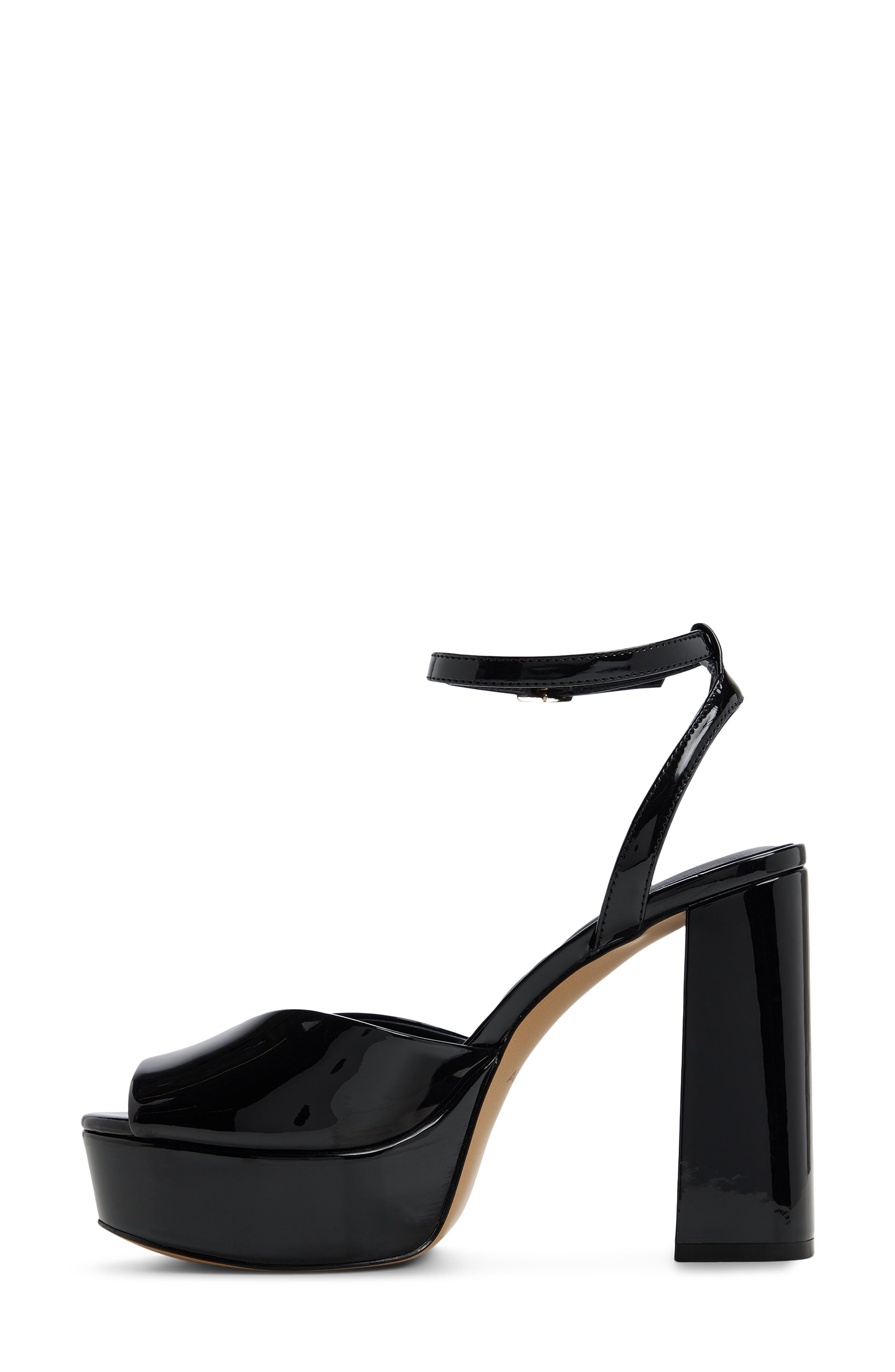 ALDO Monnae Ankle Strap Peep Toe Platform Sandal, Alternate, color, 