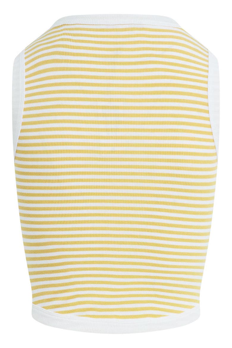 The Foundation Stripe Rib Tank, Alternate, color, GOLDEN WHITE STRIP