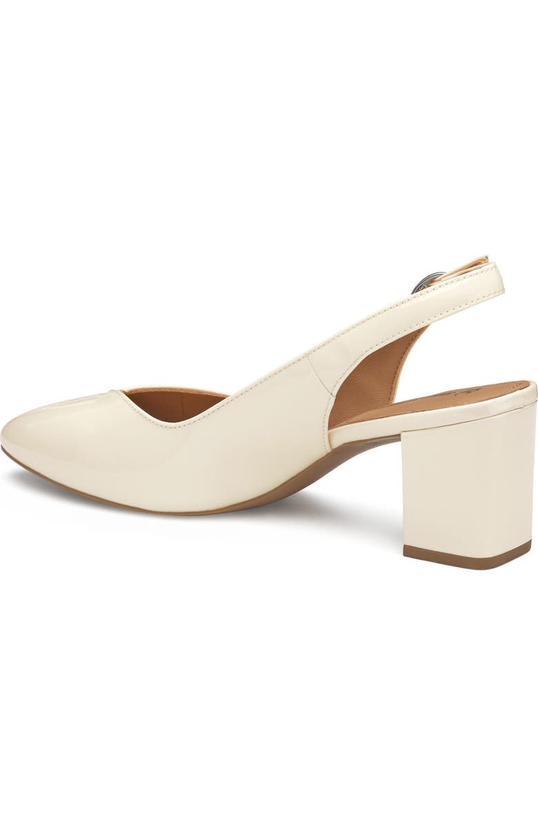 Johnston & Murphy Vicki Slingback Pump, Alternate, color, Bone Italian Pearlized