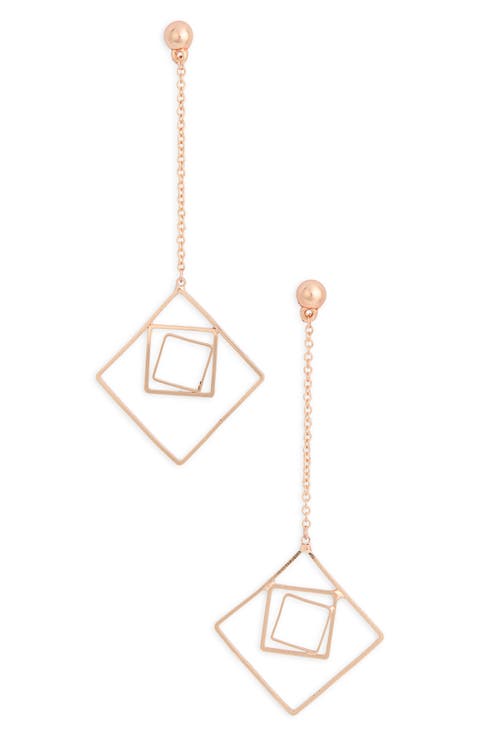 Geometric Drop Earrings
