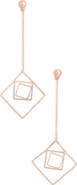 Karine Sultan Geometric Drop Earrings