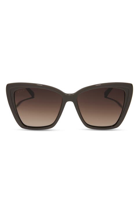 Becky II 56mm Cat Eye Sunglasses